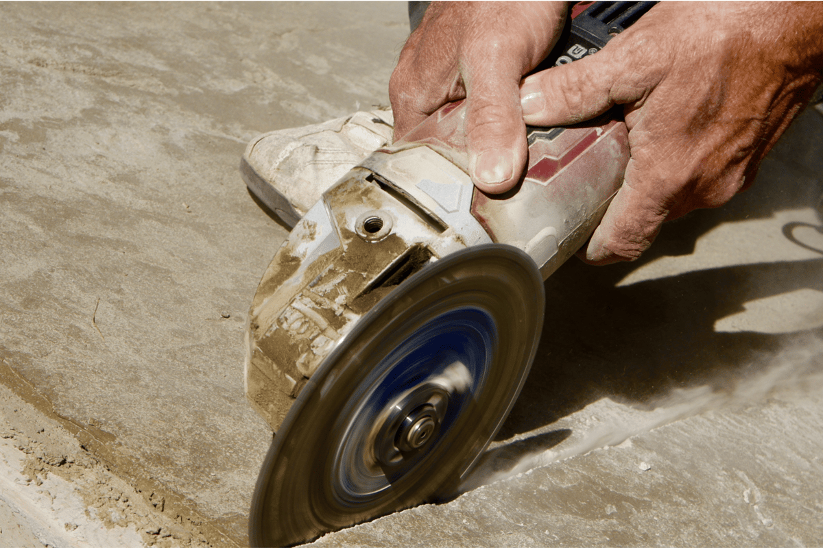 How Use a Concrete Angle Grinder Onfloor