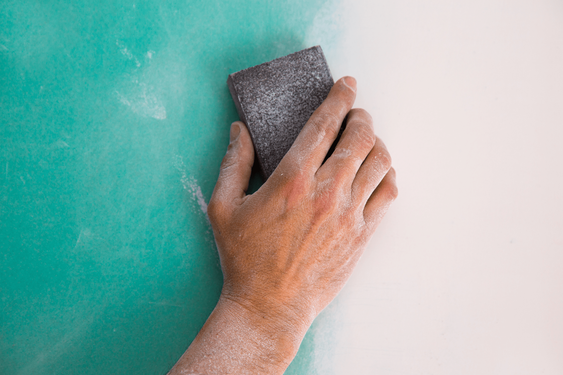 sanding cement tiles