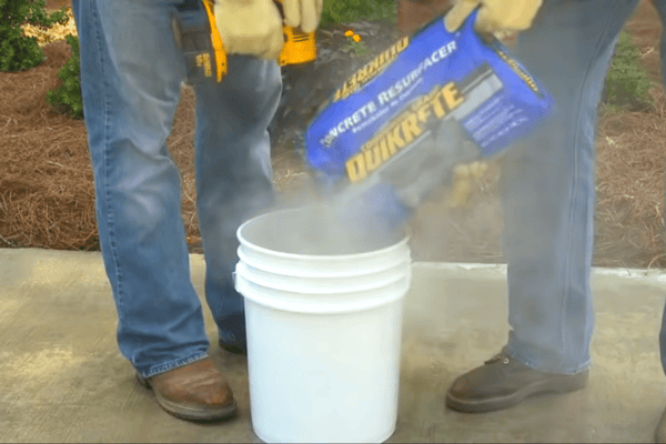 Mix and Pour Concrete Resurfacer