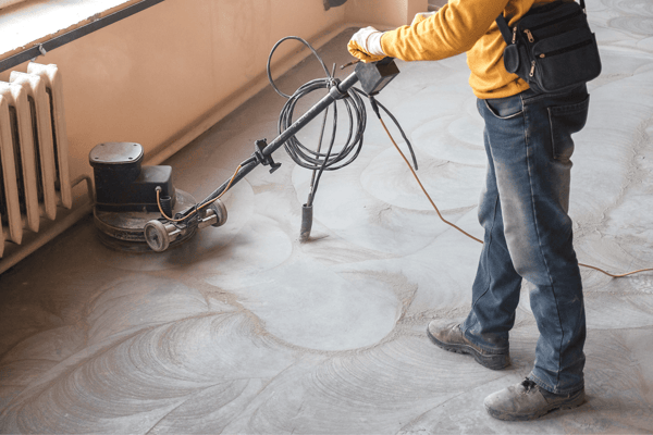3. Grind Concrete if Necessary