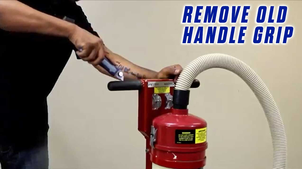 Replace-Handle-Grips-Onfloor-OF16SEZV-Sander-remove-with-knife