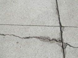 Lack of Expansion Joints