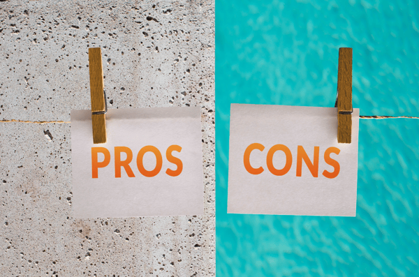 What Are the Pros and Cons of a Concrete Pool As Opposed to the Other Types