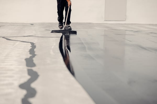CLEANING AND PREPARING FOR EPOXY