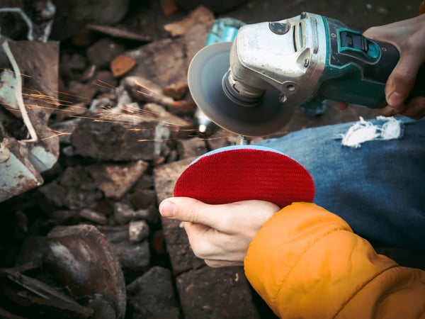 how to use a concrete angle grinder