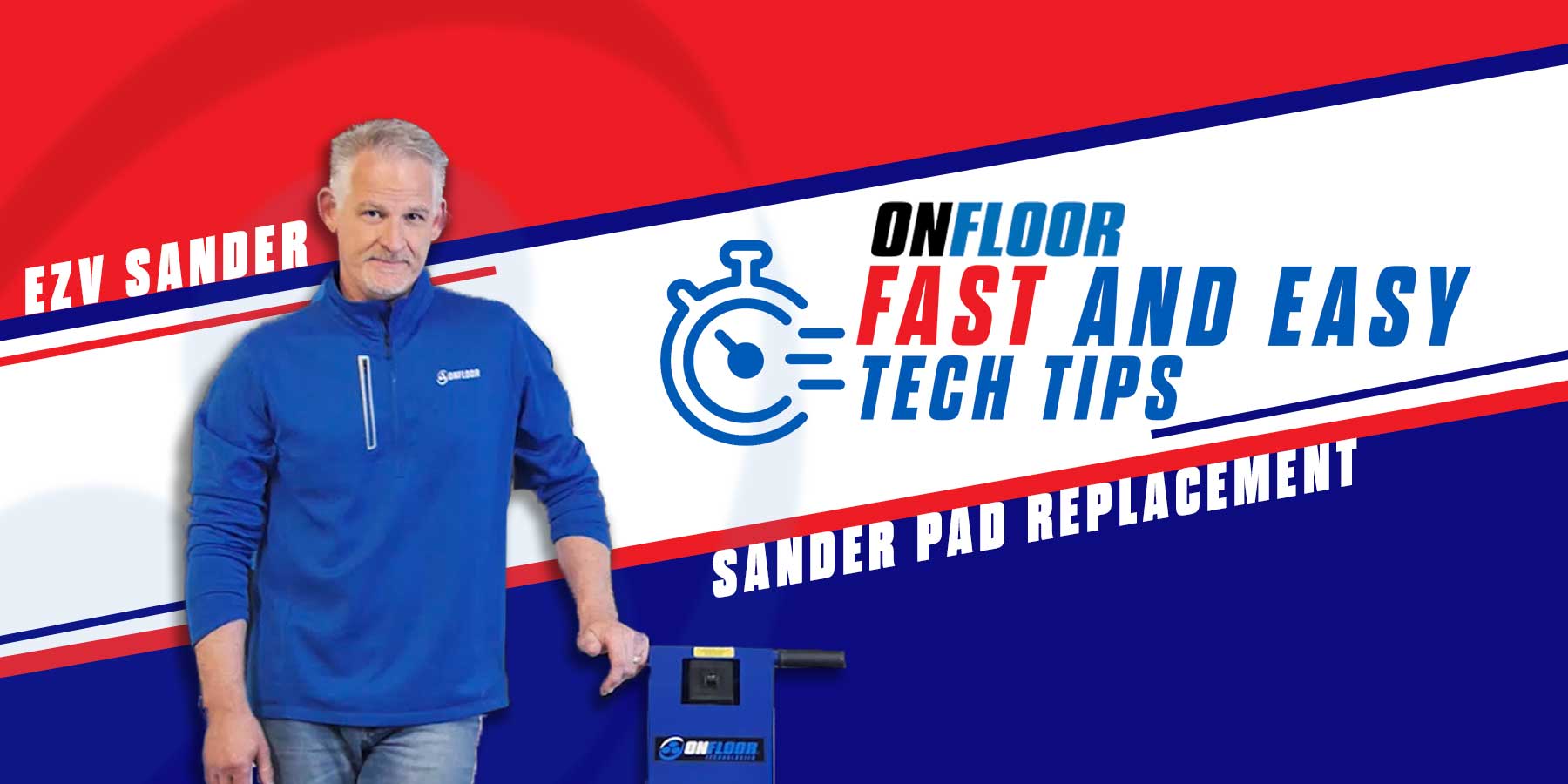 How to Replace a Grommet Sander Pad on an Onfloor EZV Sander