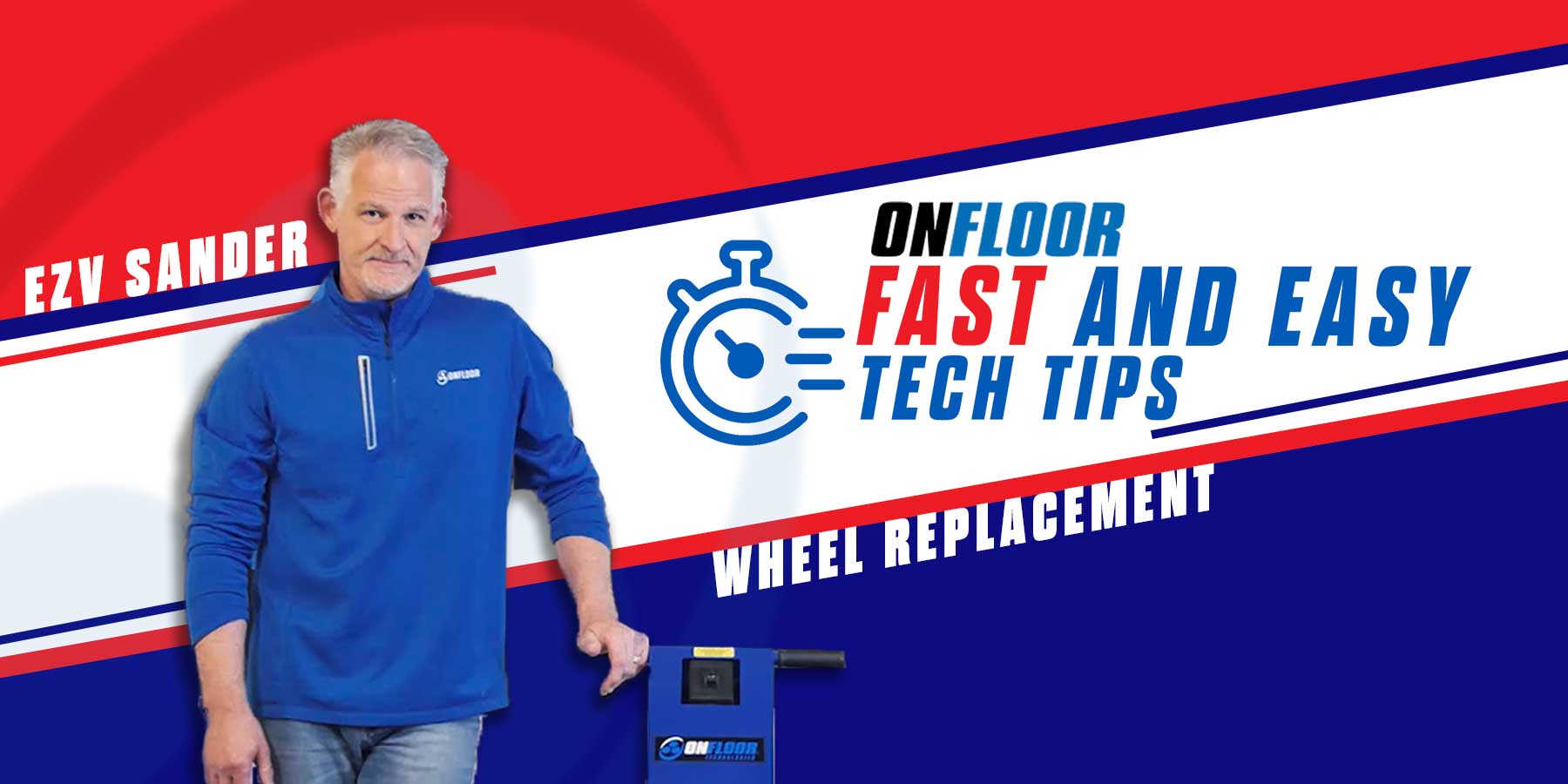 How to Replace the Wheels on an Onfloor EZV Sander